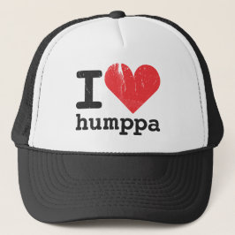Liebe I Humppa Fernlastfahrer-Hut Truckerkappe