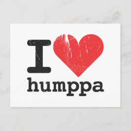 Liebe I Humppa Postkarte