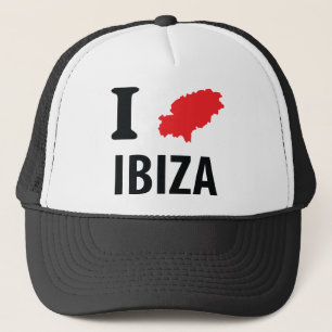 Liebe I Ibiza Konturnikone Truckerkappe