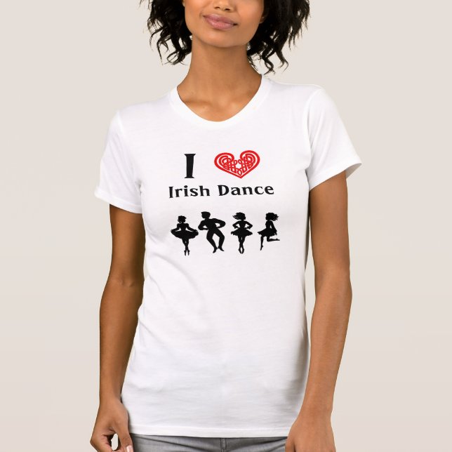 Liebe I Iren-Tanz T-Shirt (Vorderseite)