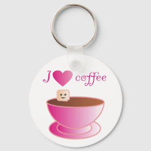 Liebe I Kaffee Schlüsselanhänger