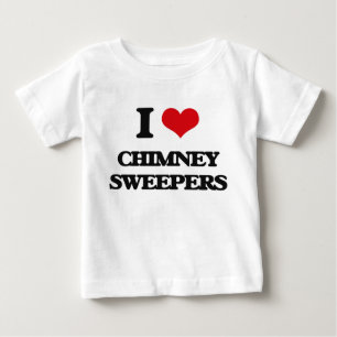 Liebe I Kamin-Kehrmaschinen Baby T-shirt