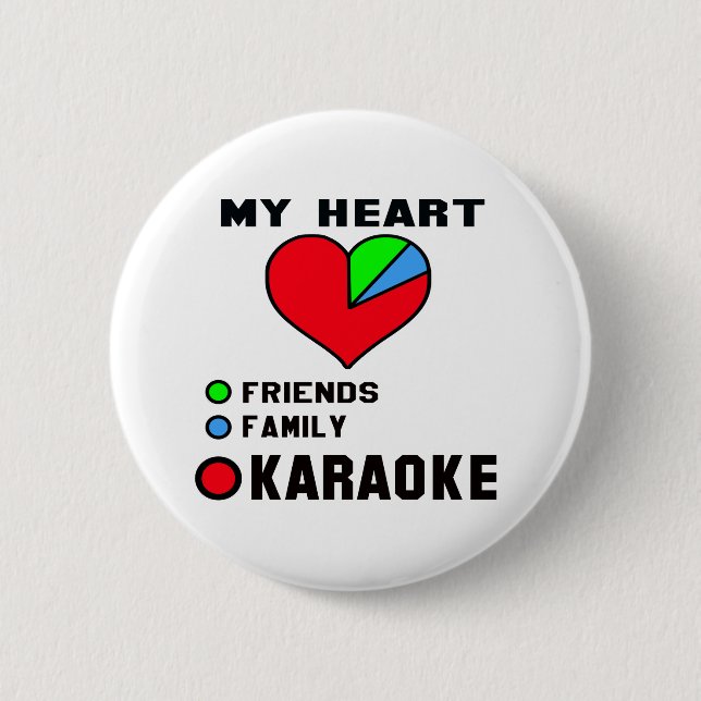 Liebe I Karaoke Button (Vorderseite)