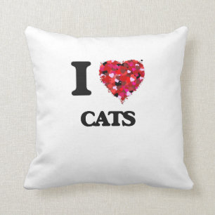 Liebe I Katzen Kissen