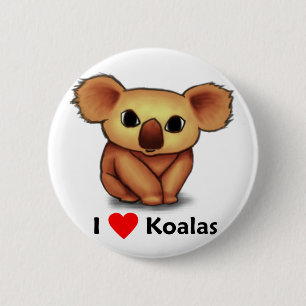 Liebe I Koala Button