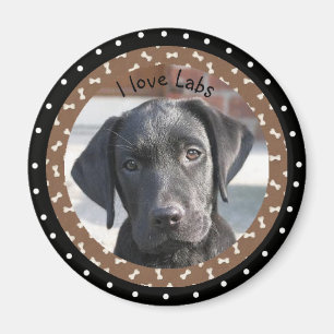 Liebe I Labrador-Magnet Magnet