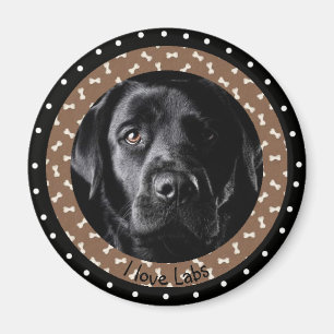 Liebe I Labrador-Magnet Magnet