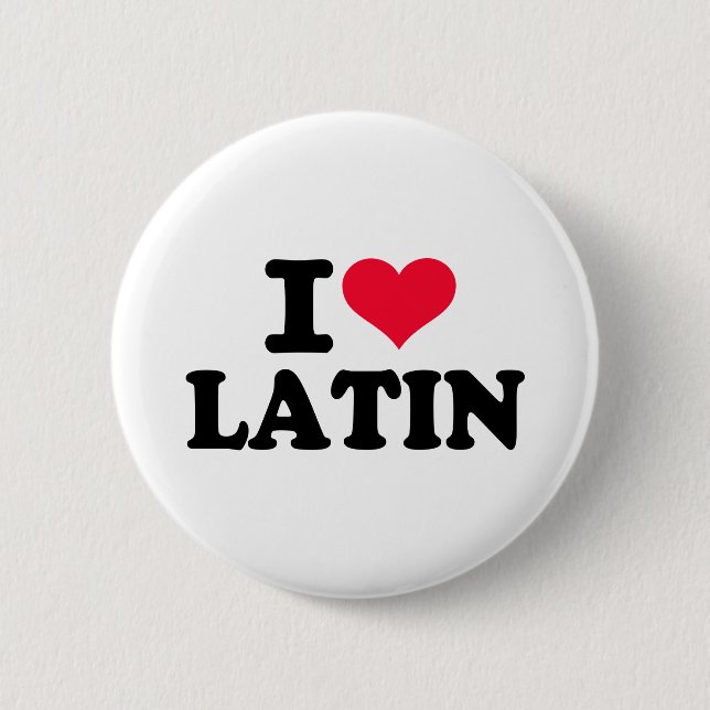 Liebe I Latein Button (Vorderseite)