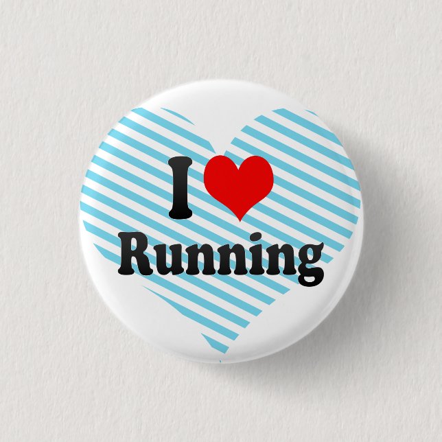 Liebe I Laufen Button (Vorderseite)