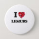 Liebe I Lemurs Button (Vorderseite)