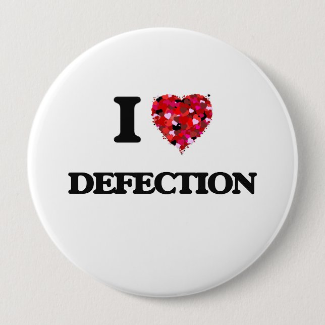 Liebe I Lossagung Button (Vorderseite)