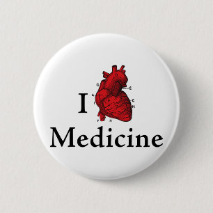 Liebe I Medizin Button