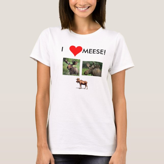 Liebe I meese T-Shirt (Vorderseite)
