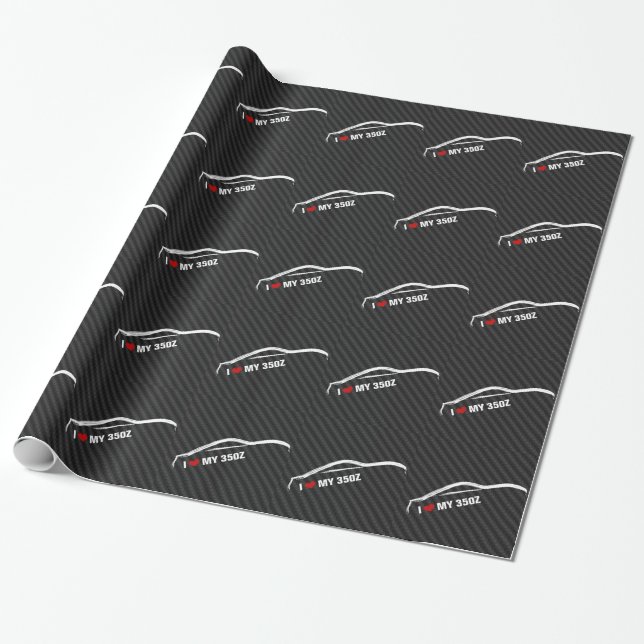 Liebe I mein 350Z Geschenkpapier (Ungerollt)