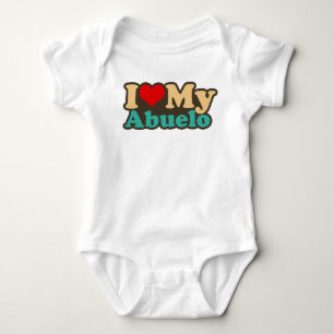 Liebe I mein abuelo Baby Strampler