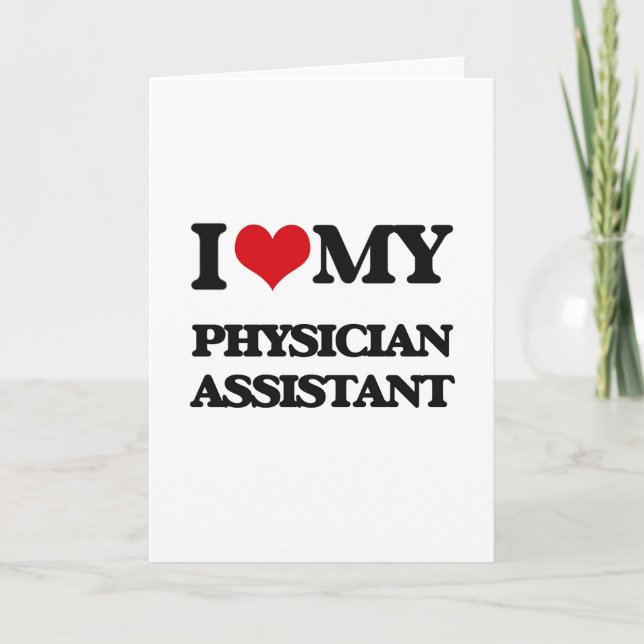 Liebe I mein Arzt-Assistent Karte (Vorderseite)