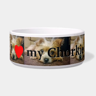 Liebe I mein Chorkie Napf