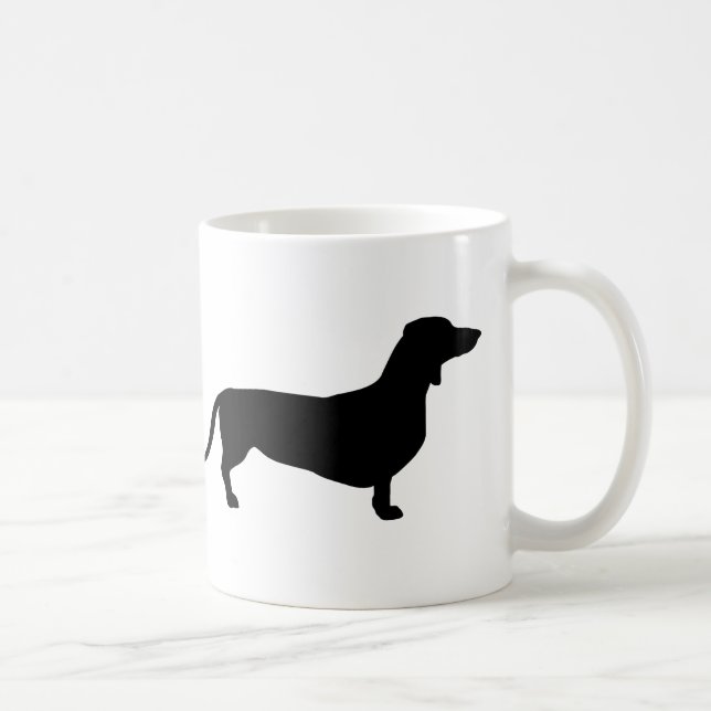 Liebe I mein Daschund Kaffeetasse (Rechts)