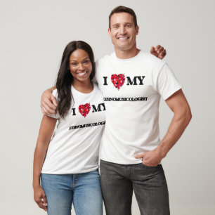 Liebe I mein Ethnomusicologist T-Shirt