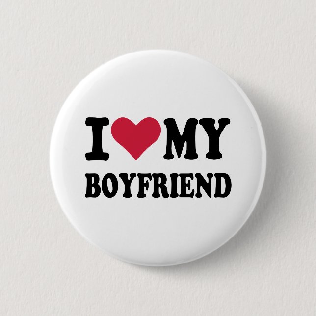 Liebe I mein Freund Button (Vorderseite)