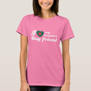 Liebe I mein Freund von Bangladesh T-Shirt