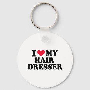 Liebe I mein Friseur Schlüsselanhänger