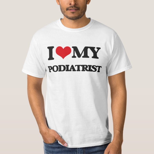 Liebe I mein Fußarzt T-Shirt (Vorderseite)