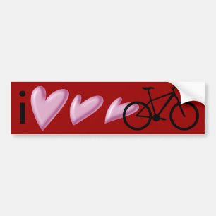 Liebe I mein Gebirgsfahrrad! Autoaufkleber