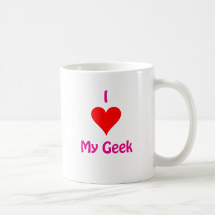 Liebe I mein Geek Kaffeetasse