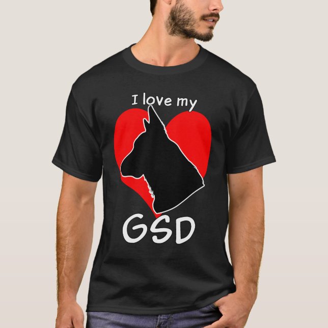 Liebe I mein GSD! - Dunkelheit T-Shirt (Vorderseite)