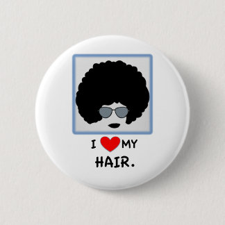 Liebe I mein Haar - Afro Button