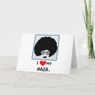 Liebe I mein Haar - Afro Karte