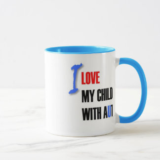 Liebe I mein Kind mit Autismus - einzigartiges Tasse