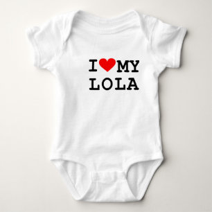 Liebe I mein lola Baby Strampler