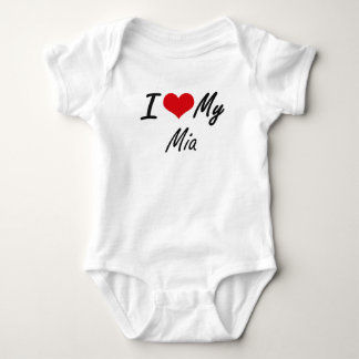 Liebe I mein Mia Baby Strampler