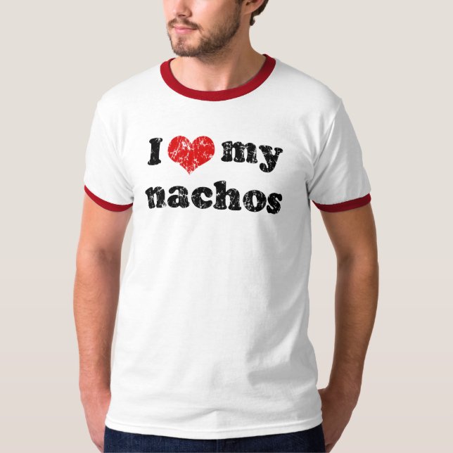 Liebe I mein Nachost-shirt T-Shirt (Vorderseite)