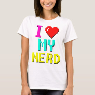 Liebe I mein Nerd v3 T-Shirt