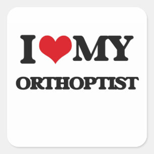 Liebe I mein Orthoptist Aufkleber