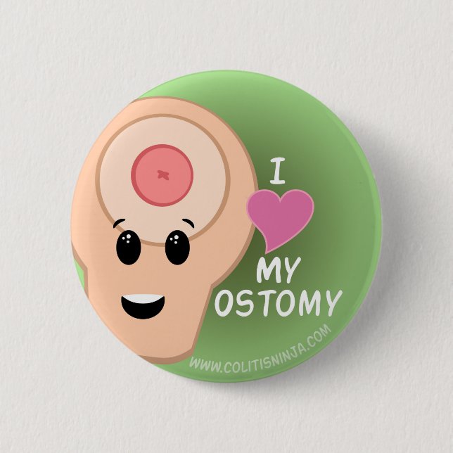 Liebe I mein Ostomy! Button (Vorderseite)