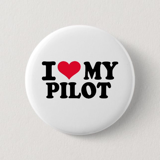 Liebe I mein Pilot Button (Vorderseite)