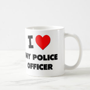 Liebe I mein Polizei-Offizier Kaffeetasse