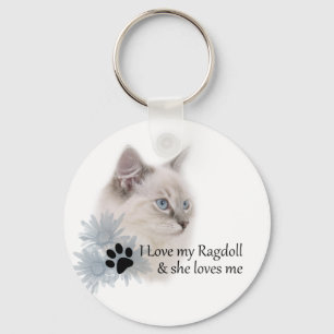 Liebe I mein ragdoll Schlüsselanhänger