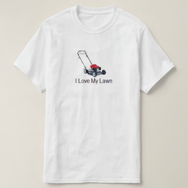 Liebe I mein Rasen-T - Shirt (Design vorne)