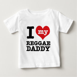 Liebe I mein Reggae-Tänzer-Vati Baby T-shirt