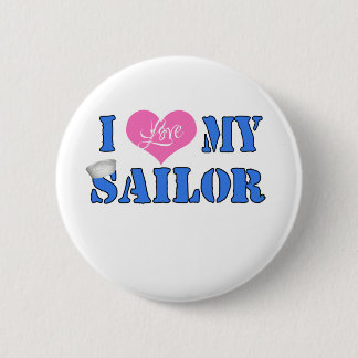 Liebe I mein Seemann Button