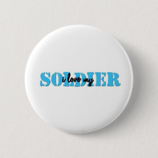 Liebe I mein solider Button