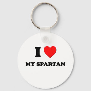 Liebe I mein spartanisches Schlüsselanhänger