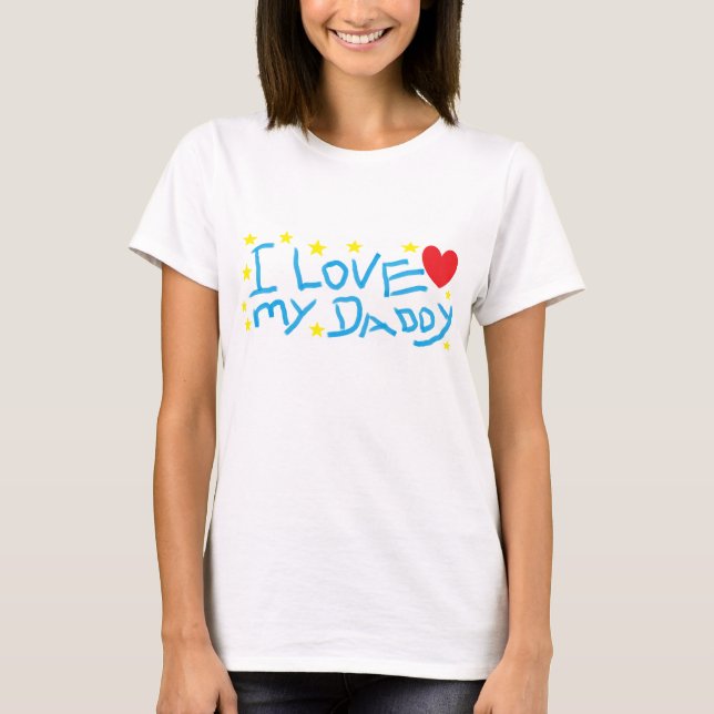 Liebe I mein Vati T-Shirt (Vorderseite)