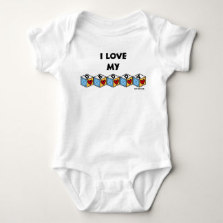 Liebe I mein Vatibaby Baby Strampler