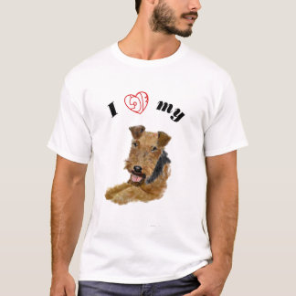 Liebe I mein Waliser-Terrier T-Shirt